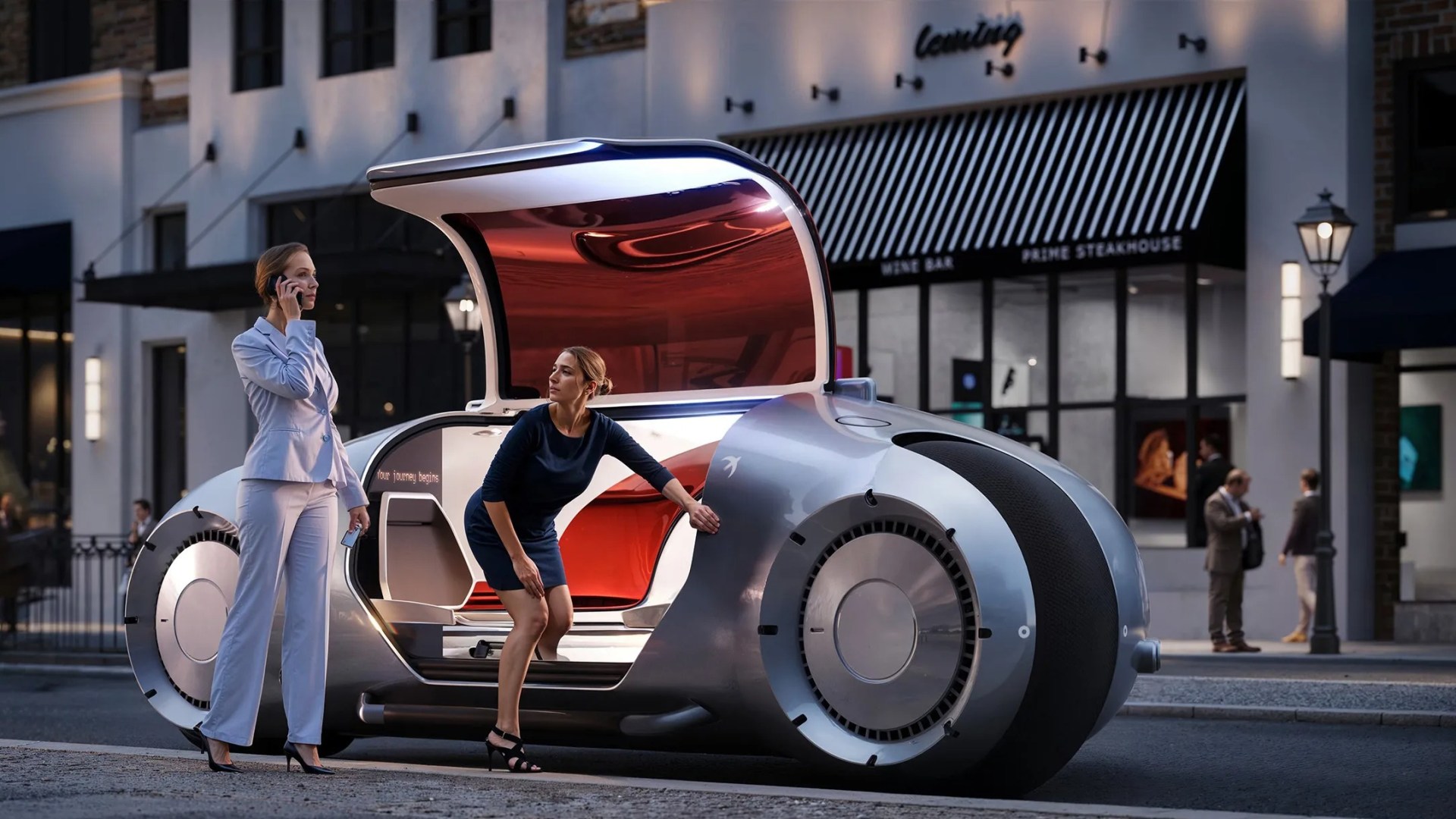 Futuristic triangle-shaped ‘Swift Pod’ car is a rolling hotel room allowing drivers to SLEEP while zooming on motorway