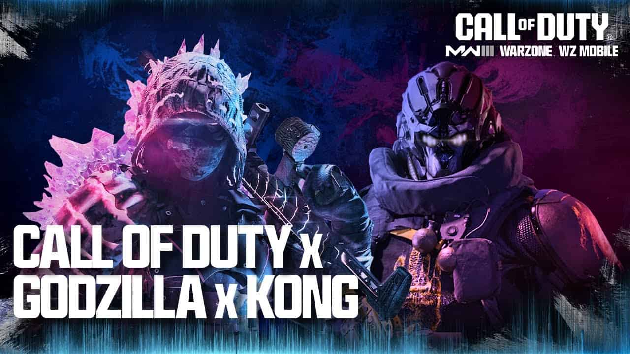 Godzilla X Kong skins come to Call of Duty Modern Warfare 3 and Warzone