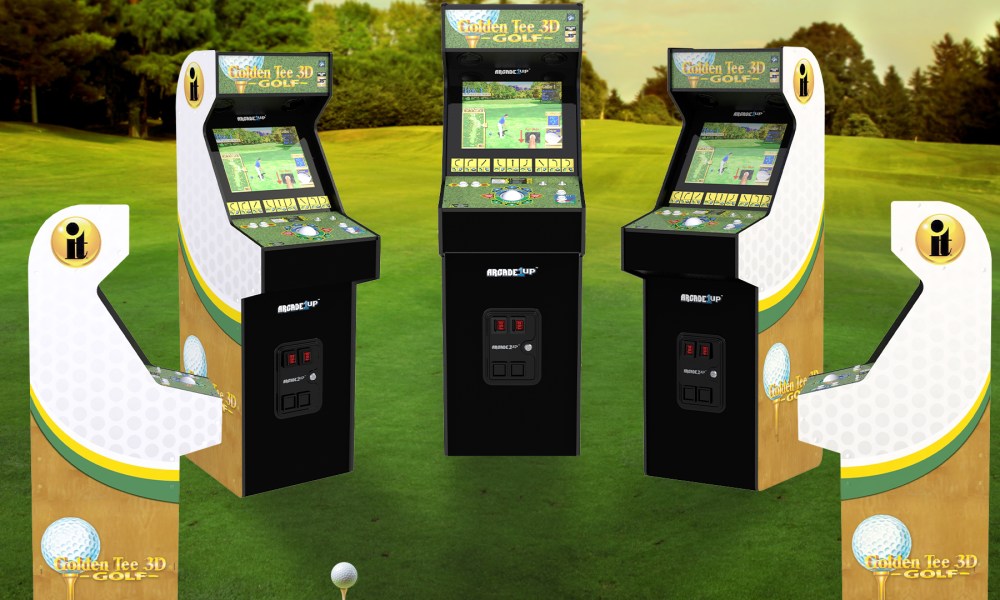 Golden Tee 3D Deluxe Arcade Machine Available to Pre-Order Today
