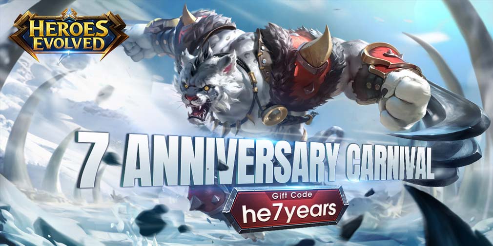 Heroes Evolved celebrates 7th anniversary with freebies for the first 2,000 players and more