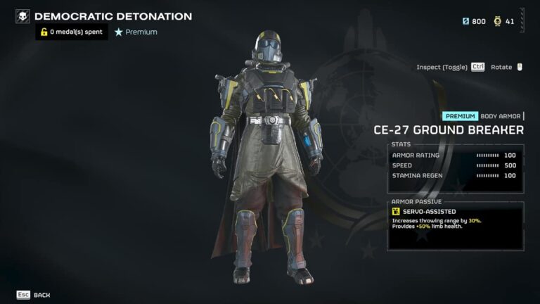 New Helldivers 2 armor to be fixed