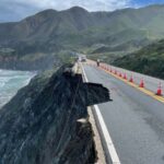 Part of California’s famed Highway 1 crumbles into the ocean