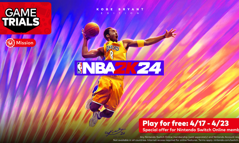 Play NBA 2K24 Game Trial with Nintendo Switch Online Membership