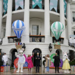 White House hosts a soggy, education-themed Easter egg roll : NPR