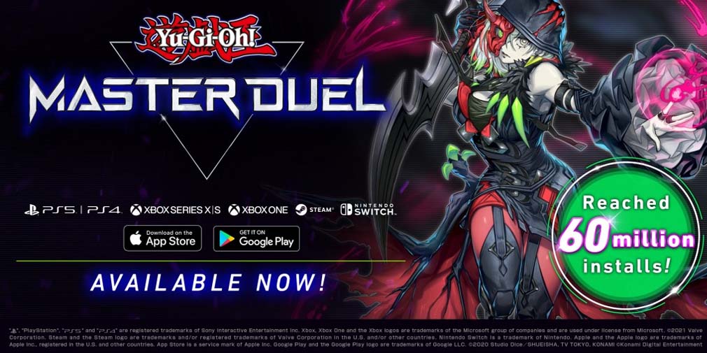Yu-Gi-Oh! MASTER DUEL gives away free Gems and more to celebrate 60 million global downloads