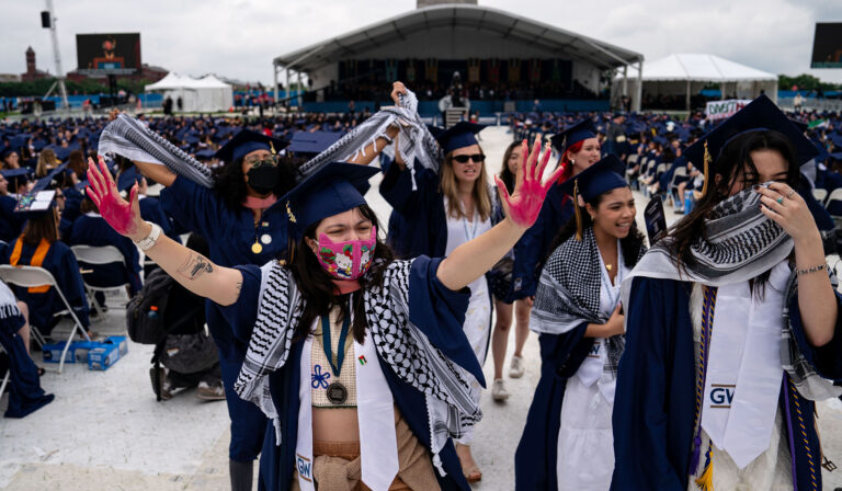 Anti-Israel Student Protesters Disrupt George Washington University Commencement