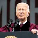 Biden delivers Morehouse commencement speech as some on campus express pro-Palestinian messages