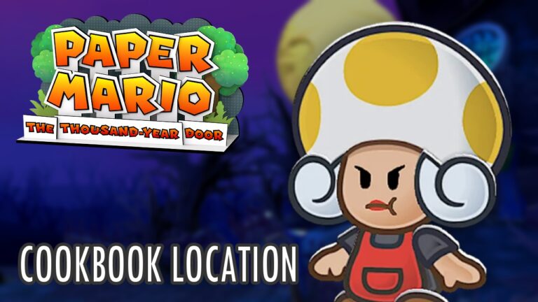 Cookbook location in Paper Mario: The Thousand-Year Door