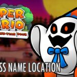 Doopliss name location in Paper Mario: The Thousand-Year Door