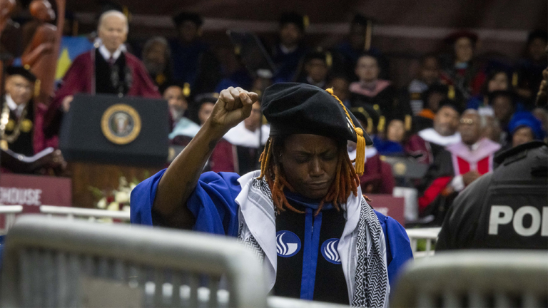 Morehouse defends students, faculty who turned their backs during Biden speech: ‘We are proud’