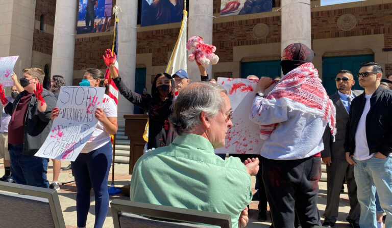 Pro-Palestinian Protesters Shut Down Sacramento Memorial Day Service