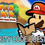 Security Code quest guide in Paper Mario: TTYD