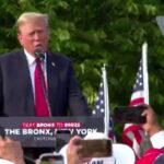 Trump holds campaign rally in the Bronx