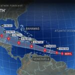 Beryl becomes a major hurricane as it races toward Caribbean