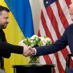 Biden singles out conservatives over Ukraine funding in meeting with Zelenskyy