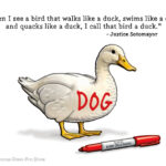 Cartoon: Quacks like a dog