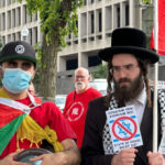 Anti-Israel Protesters Replace American Flags at Union Station with Palestinian Flags