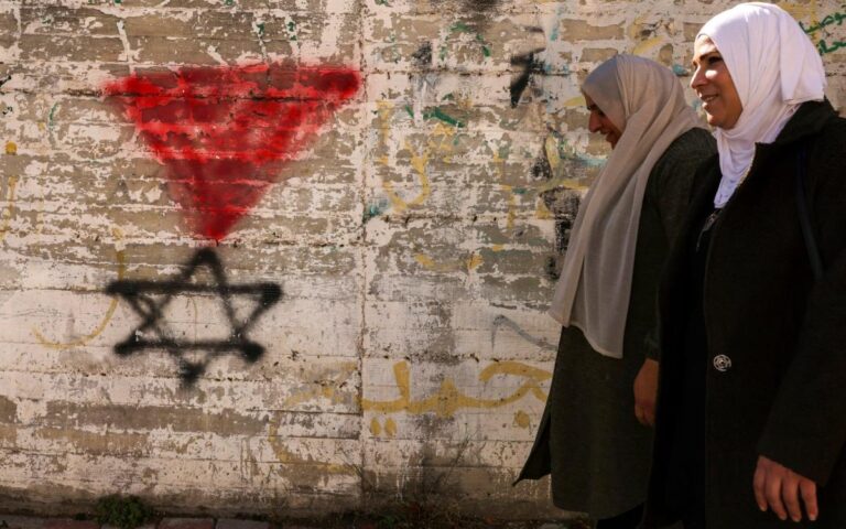 Berlin bans red triangle symbol used by Hamas to mark targets