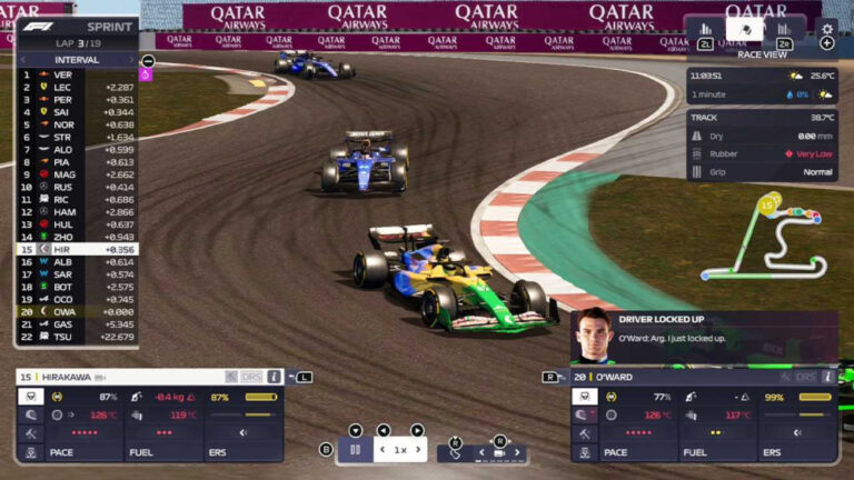 F1 Manager 2024 Switch gameplay