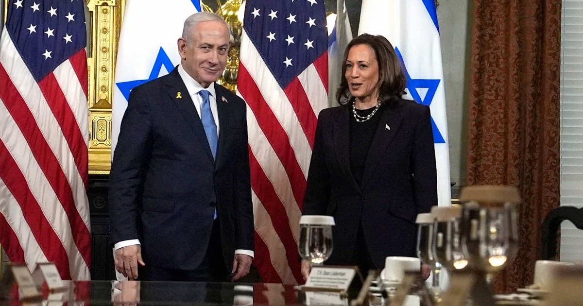 Harris describes Gaza suffering, need for cease-fire after Netanyahu meeting