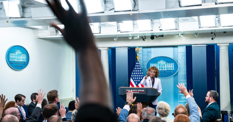 Karine Jean-Pierre Holds Contentious White House Briefing Over Biden’s Health