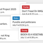 See How Trump’s and Biden’s Campaign Rhetoric Compares