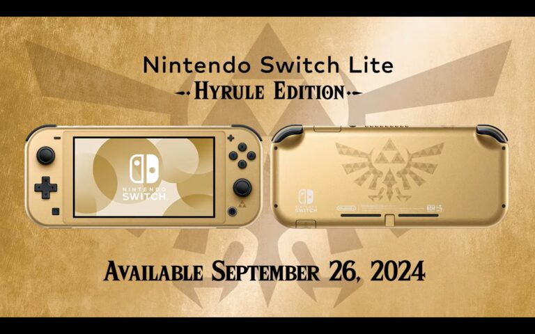 Switch Lite Hyrule Edition revealed