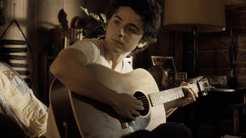 Timothee Chalamet Sings Bob Dylan Song