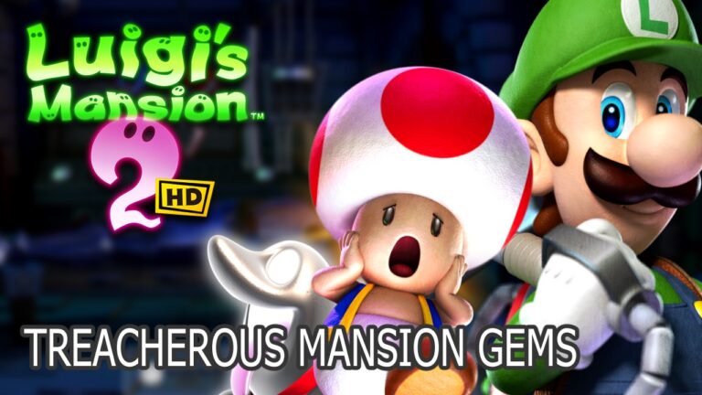 Treacherous Mansion Gem locations in Luigi’s Mansion 2 HD