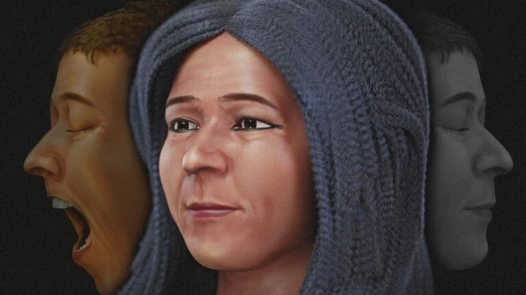 Face of 3,500-year-old ‘screaming mummy’ revealed as reconstruction shows chilling expression of Egyptian on death bed