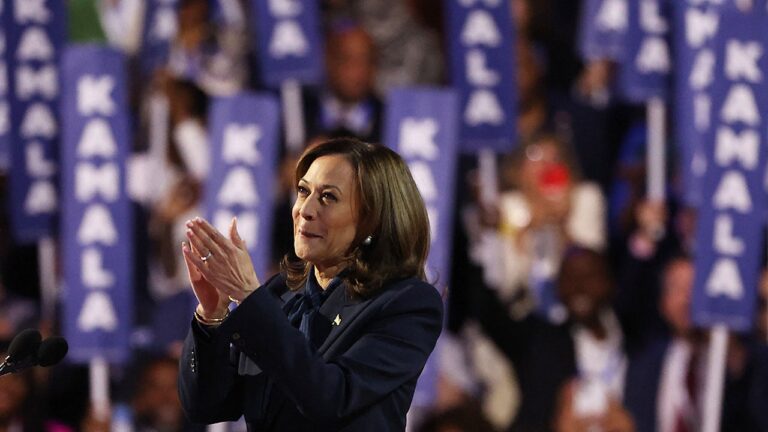 Harris snubs mentioning botched Afghanistan withdrawal in soaring pro-military DNC speech