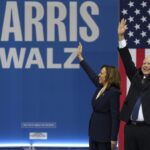 Kamala Harris introduces running mate Tim Walz in Pennsylvania : NPR