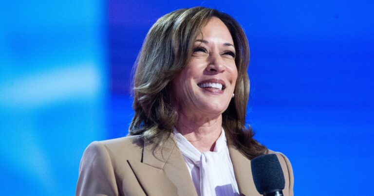 Kamala Harris lets her potential to make history speak for itself