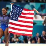 Simone Biles wins Olympic all-around individual gymnastics gold medal as Suni Lee takes bronze