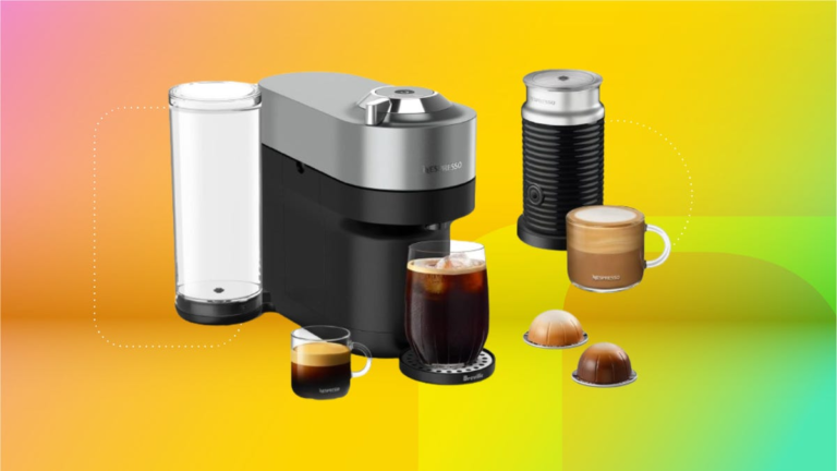 Snag the Nespresso Vertuo Pop Plus Coffee and Espresso Maker for Only 9 Today