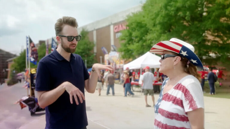 ‘The Daily Show’ takes us inside a MAGA rally–and it’s still weird