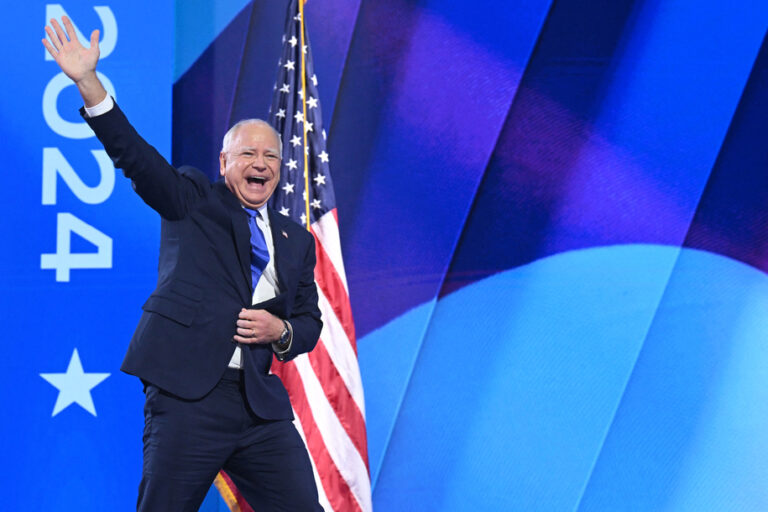 Tim Walz positively nails his big DNC moment